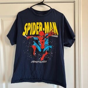 Mens Spider Man Marvel Crimefighter T-shirt